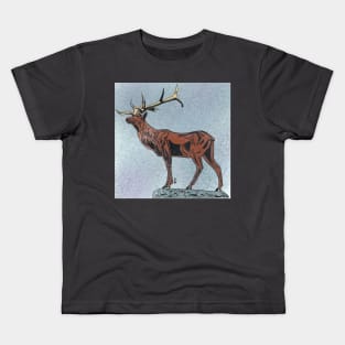 Magnificent Elk Kids T-Shirt